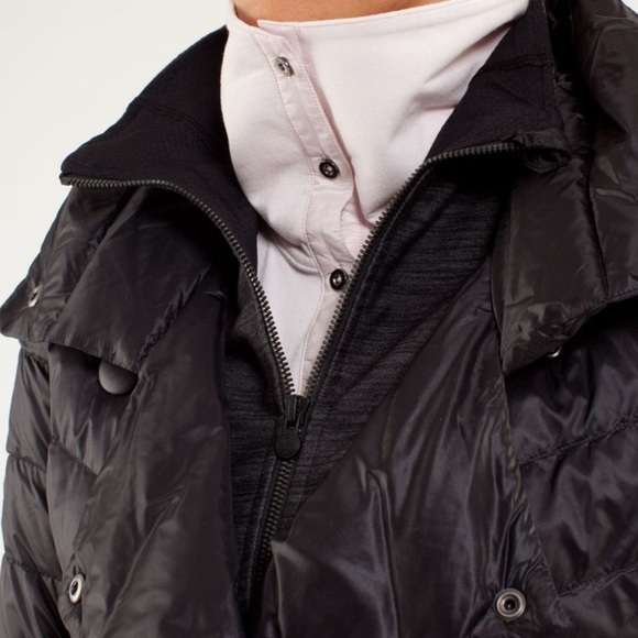 Lululemon Black Quilted Blazer with Belted Waist - Picture 2 of 7